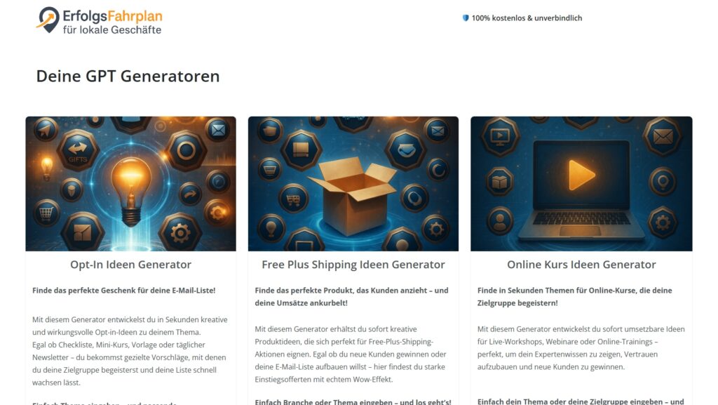 Vier smarte Ideen-Generatoren für neue Kunden, Produkte und Einkommensquellen.